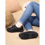 Konfores 1078 Anatomik Bayan Mevsimlik Ayakkabı - NKT01078-siyah-38