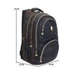 Konfores 1550-2226 Siyah Anatomik Yarasa Sırt Unisex Okul Çantası