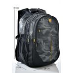 Konfores 1553-2235 Unisex Anatomik Yarasa Sırt Okul Çantası - NKT01553-GRI-TEK Ebat