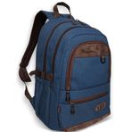 Konfores 1672 Lacivert Anatomik Laptop Bölmeli Unisex Sırt Çantası