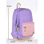 Konfores 1702 Lila Anatomik Destekli Unisex Okul Çantası