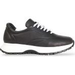 Konfores 1965-273061 Hakiki Deri Anatomik Tabanlı Kadın Sneakers Ayakkabı - NKT01965-SIYAH Beyaz-36 - Siyah - Beyaz