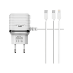 Konfulon C33 3 in 1 Dahili Micro USB Kablolu Hızlı Şarj Cihazı
