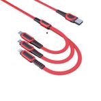 Konfulon Dc19 3İn1 Esnek Usb Sarj Kablosu 1.3M 3A