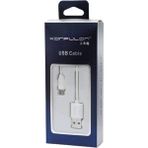 Konfulon S02 Beyaz 3 m Micro USB 2.4 A Şarj Data Kablosu