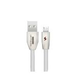 Konfulon S53 Beyaz Işıklı Micro 1 m 3A USB Kablo