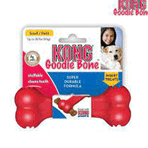 Kong 035585780108 13.5 cm Köpek Kırmızı Kauçuk Oyuncak Kemik