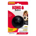 KONG Extreme Köpekler için Top Şeklinde Çok Amaçlı Isırma Oyuncağı Ultra Sert S