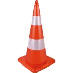 Koni Kırılmaz (DUBA)75CM Plastik (Reflektifli) 5 Adet - Turuncu