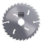 Konig Elmas Uçlu ve Soğutma Boşluklu Çoklu Dilme 350x3,8x75x28z Daire Testere