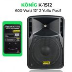Konig K-1412 12 inç 500 W Pasif Hoparlör