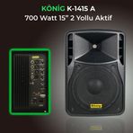 Konig K-1415 15 inç 700 W Pasif Hoparlör