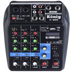 Konig K-200 4 Kanal Stüdyo Kayıt Deck Mikser