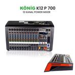 Konig K12 P700 FX 12 Kanal 2x700 W Power Mikser