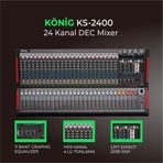 Konig KS-2400 24 Kanallı Deck Mikser