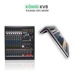 König KV-8 8 Kanal Ses Mikseri
