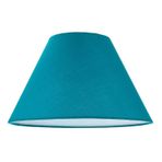 Konik Abajur Lambader Şapkası 22cmx40cm Yükseklik 22cm Mavi