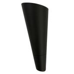 KONIK AÇILI KOLTUK KANEPE VE DOLAP AYAGI MAT SIYAH 20 CM.