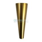 KONIK MOBILYA DOLAP AYAGI MAT SATINE ALTIN 15 CM.