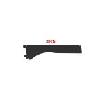 Konik Raf Destek Kolu - Ahşap Raf Desteği, Raf Tutucu Ayak - Siyah - 30 Cm 2 Adet Teşhir