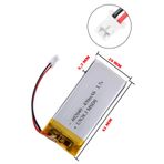 KonkTools 602040 3.7 Volt 450 Mah Lityum Polimer Pil