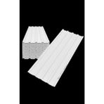 konsep galvanizli trapez çatı kaplama sacı – 2 metre (10 adet-su geçirmez ve paslanmaz metal sac) - 200 CM X 86 CM - Beyaz