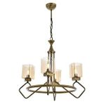 Konsey Modern Avize E14 24w 60cm Metal Eskitme Avonni-av-1740-4e Kaplama