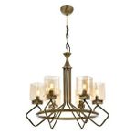 Konsey Modern Avize E14 36w 60cm Metal Eskitme Avonni-av-1740-6e Kaplama