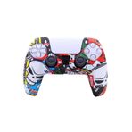 Konsol İstasyonu Kuru Kafa Desenli Playstation 5 Ps5 Kol Kılıfı - Dualshock 5 Kılıf