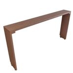 Konsol Masa Konsol Masası, Giriş Masası, Oturma Odası İçin Yan Sehpa, Kanepe Masası, Masif Ahşap Saklama Masası (Renk: Doğal-A, Boyut: 100x15x68cm)