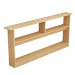 Konsol Masası Retro Ahşap Koltuk Arka Konsol Masası, 3 Katmanlı Tasarımlı Küçük Ayak İzi Küçük Odalar ve Girişler için İdeal Ahşap Renk 47,2x9/120x15 cm