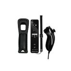 Konsolplus Nintendo Wii 2in1 Motion Plus Remote Kontroller + Nunchuk Kontroller Set siyah