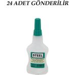 Kont 24 Adet Wincell Steel Hızlı Yapıştırıcı 37GR 200ML Mdf-Ahşap-Metal-Plastik-Deri (5067) - 1000 Adet