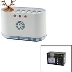 Kont Geyik Figürlü 700ML Sese Duyarlı USB Şarjlı - Renkli Ledli Işık Hava Nemlendirici Buhar Makine - Koku Giderici 4.5W (5067) - Ahşap - Belirtilmemiş