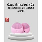 Kont Taşınabilir Silikon Masaj Aleti – Derin Temizlik Yüz ve El Kullanımına Uygun