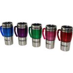 Kont Uzun Krom - Renkli Termos Bardak 450ML. (5067) - 0400 - 0,1 lt
