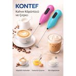 KONTEF Kahve Köpürtücü Ve çırpıcı Pilli