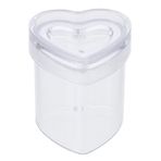 KONTONTY 1 Adet Kalp Mum Kalıbı kalıba dökmek kalıplar süslemeler şekilli 3d mum kalıbı kalp şeklinde mum kalıbı kokulu mum kalıbı mum plastik kalıp mum DIY kalıbı pp Şeffaf