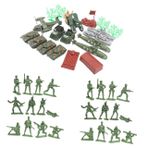 KONTONTY 1 Takım 120 Adet asker figürü Yaratıcı seti asker seti çocuk seti çocuklar asker ilginç ı komik çocuk oyuncağı plastik