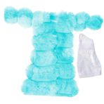 KONTONTY 1 Takım Oyuncak bebek giysileri aksesuarları değiştirilebilir oyuncak bebek giysileri kız bebek kıyafetleri kolsuz bluz Kabanlar sevimli bebek kostüm bebek fotoğraf prop