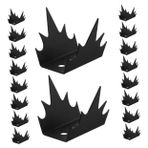 KONTONTY 24 Set Kedi Kovucu Duvar Sivri Vida Caydırıcı Caydırıcı Bahçe Caydırıcı Sivri Uçlar Çatı Caydırıcı Çit Anti, Korkuluk Için Caydırıcı Caydırıcı Güvenlik Iyileştirme