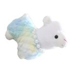 KONTONTY Alpaka Kolye Alpaka Anahtarlık Çekiciliği Mini Alpaka Doldurulmuş Hayvan Bulanık Alpaka Anahtarlık Peluş Alpaka Bebek Peluş Çanta Askı Süsleri Lama Karikatür Peluş Oyuncak Metal