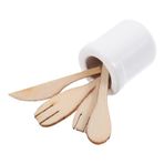 KONTONTY Bebek Evi Minyatür Çatal Kaşık Spatula Kavanoz Seti Mini Ev Aksesuarları Koleksiyonu