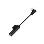 KONTONTY Type-c - 3.5mm Aux Ses Kablosu Adaptörü Telefon Dönüştürücü Tersinir Konnektör Siyah Kulaklıklar Için