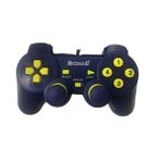 Kontorland Bilgisayar Pc USB Gamepad Joystick Taraftar Oyun Kolu - Mavi