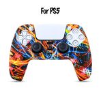 Kontorland PS5 Gamepad Uyumlu Silikon Kılıf - Color Chaos (Purple Power)