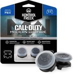 KontrolFreek Call of Duty: Modern Warfare - A.D.S. PlayStation 4 (PS4) için Performance Thumbsticks | 2 x Yüksek, Konkav | Şeffaf/Siyah