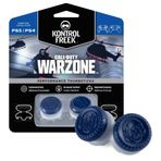 KontrolFreek Call of Duty: Warzone Performance Thumbsticks Playstation 4 (PS4) ve Playstation 5 (PS5) için | 2 High-Rise-, Hybrid Stick | Mavi/Gri