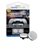 KontrolFreek Playstation 5 (PS5) ve Playstation 4 (PS4) Controller için Clutch | Performance Thumbsticks | 2 Low-Rise Concave | Siyah ve Beyaz
