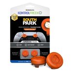 KontrolFreek South Park: PlayStation 4 (PS4) ve PlayStation 5 (PS5) Denetleyicisi için Kenny Edition Performans Parmak Çubukları | Orta Yükseliş, İçbükey | Turuncu